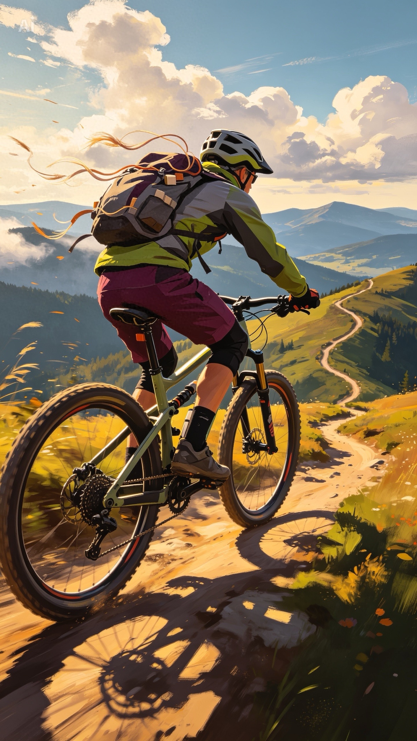 Skok MTB w Sudetach